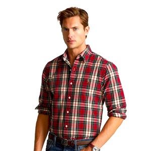 Men’s Ralph Lauren Red Plaid Shirt